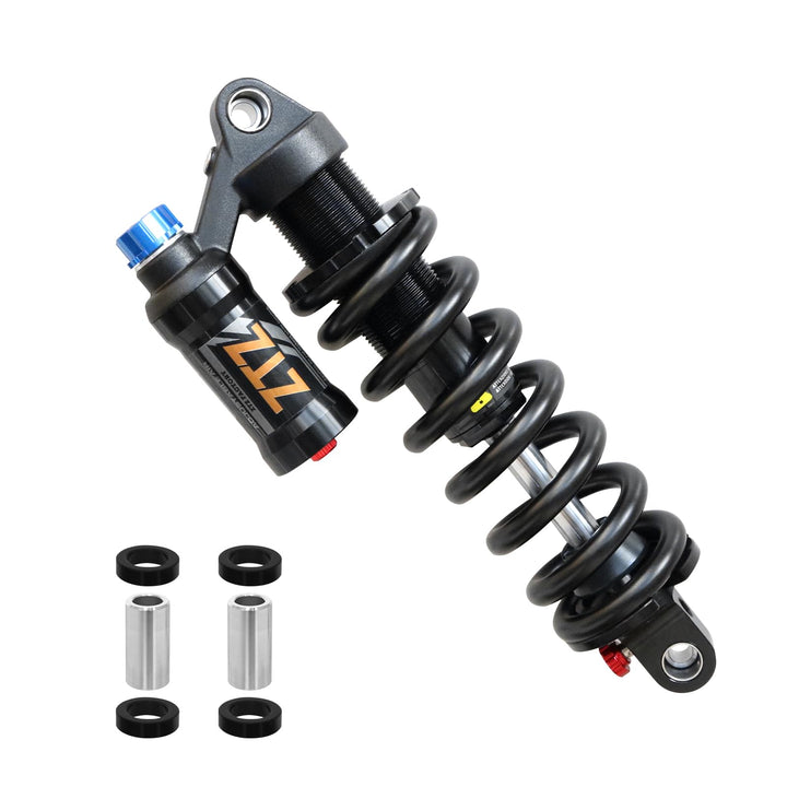 ZTZ Adjustable Coil Rear Shock for MTB & E-Bikes – 550 lbs/in, 190–265mm