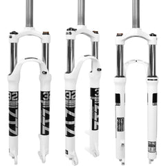 ZTZ 26"/27.5"/29" MTB Suspension Fork, 100mm Travel, 9mm QR, 100mm Spacing Hub, 28.6mm Straight Tube, Crown Lockout, Aluminum Alloy Shock Absorber XC Mountain Bike Front Fork