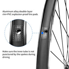 ZTZ 26"/27.5"/29" MTB Wheelset – Aluminum Alloy 32H QR Disc Brake Wheels, 7–12 Speed Compatible