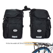 ZTZ 50L Waterproof Bike Panniers – 900D Nylon Rear Rack Bags with Rain Cover