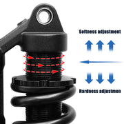 ZTZ Adjustable Coil Rear Shock for MTB & E-Bikes – 550 lbs/in, 190–265mm